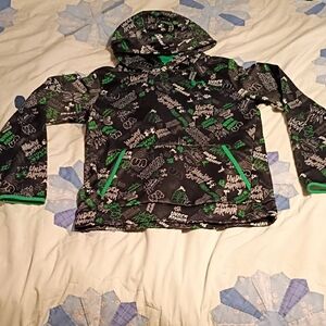 Under Armour Kids Hoodie - Black and Green